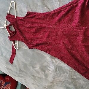 Speechless marron laced dress, small